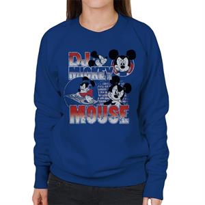 Disney DJ Mickey Mouse Women's Sweatshirt