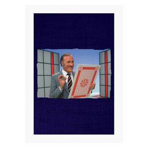TV Times Bruce Forsyth On Game Show Play Your Cards Right A4 Print