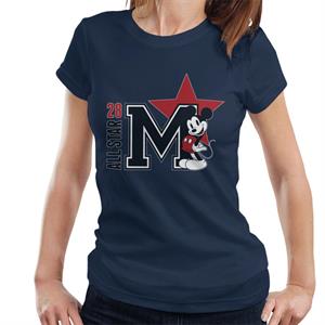 Disney Mickey Mouse Football M All Star Women's T-Shirt