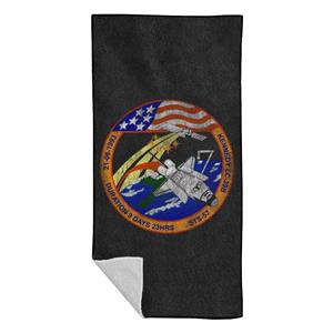 NASA STS 57 Endeavour Mission Badge Distressed Beach Towel