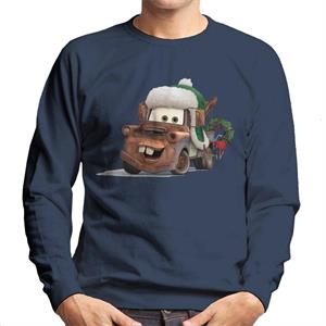 Disney Christmas Cars Festive Mater Men's Sweatshirt