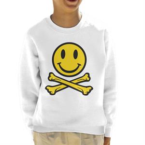 Fatboy Slim Smiley And Crossbones Kid's Sweatshirt