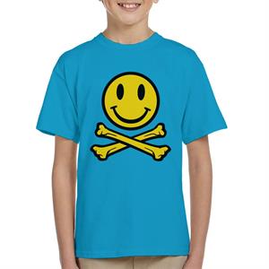 Fatboy Slim Smiley And Crossbones Kid's T-Shirt