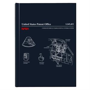 NASA Command Module Control System Blueprint Hardback Journal