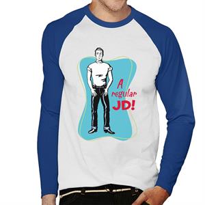 American Graffiti John A Regular JD Men's Baseball Long Sleeved T-Shirt