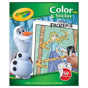 Crayola Colour & Sticker Book (Disney Frozen 2)