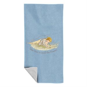 Holly Hobbie Take Time To Smell The Flowers Beach Towel
