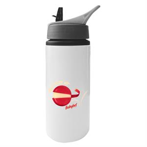 Baby Bel Roll With It Aluminium Water Bottle With Straw