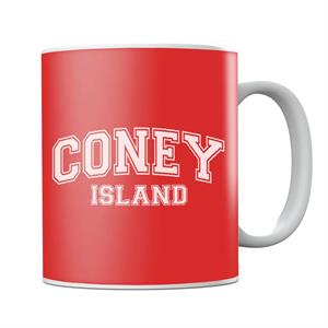 Coney Island College Text Mug