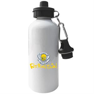 Fatboy Slim Smiley Wings Text Logo Aluminium Sports Water Bottle