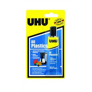 UHU All Plastic Adhesive Glue 33mL