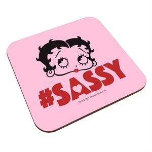 Betty Boop Heart Hashtag Sassy Coaster