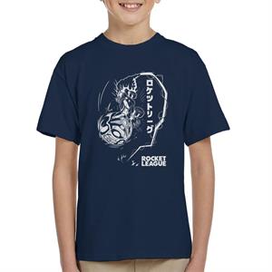 Rocket League Blast Kanji Kid's T-Shirt