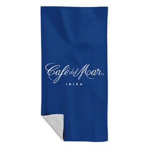 Cafe del Mar Classic White Logo Beach Towel