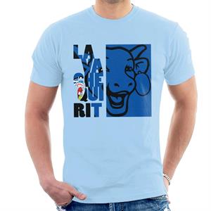 The Laughing Cow La Vache Qui Rit Blue Montage Men's T-Shirt