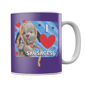 Sooty Sweep I Love Sausages Mug