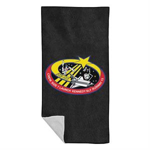 NASA STS 123 Space Shuttle Endeavour Mission Patch Beach Towel