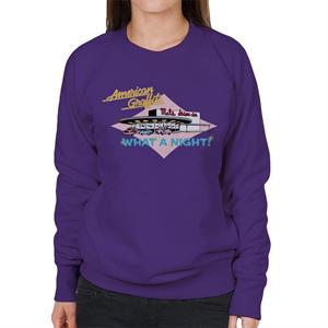 American Graffiti What A Night Women's Sweatshirt