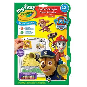 Crayola Paw Patrol Colour & Shapes Sticker Activities
