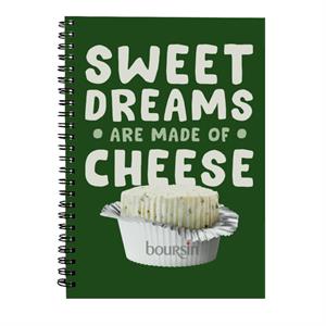 Boursin Sweet Dreams Are Made Of Cheese Spiral Notebook