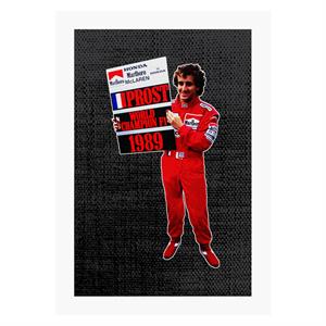 Motorsport Images Alain Prost Formula One World Championship 1989 A4 Print