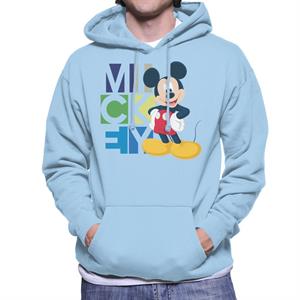 Disney Mickey Mouse Pose Men's Hooded Sweatshirt