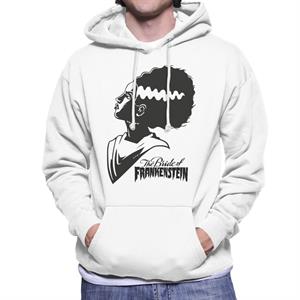 Bride Of Frankenstein Silhouette Men's Hooded Sweatshirt