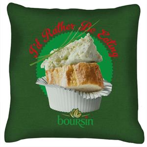 Boursin Id Rather Be Eating Cushion