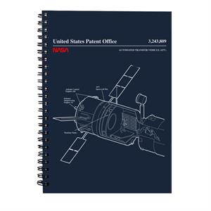 NASA Automated Transfer Vehicle Blueprint Spiral Notebook