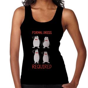 Madagascar Penguins Formal Dress Required Women's Vest