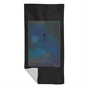 NASA Voyager Interplanetary Travel Poster Beach Towel