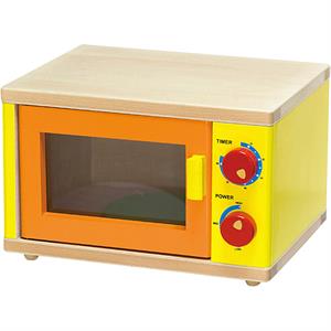 VIGA wooden play microwave