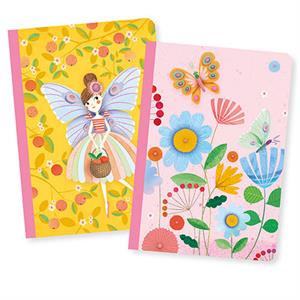 Djeco Little Notebooks (Set of 2) (Rose)