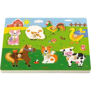 VIGA wooden puzzles with sounds