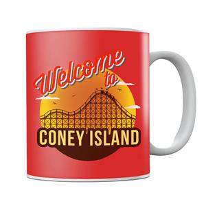 Welcome To Coney Island Retro Mug