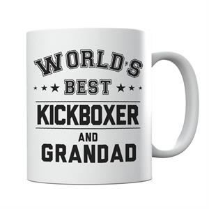 Worlds Best Kickboxer And Grandad Mug
