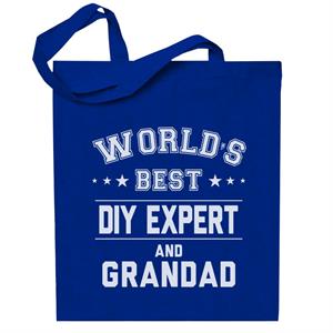 Worlds Best DIY Expert And Grandad Totebag