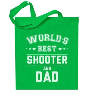 Worlds Best Shooter And Dad Totebag