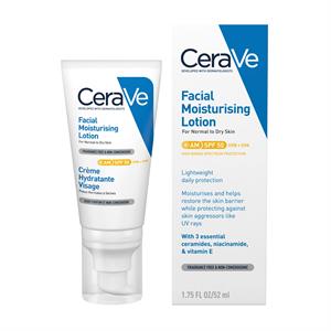 CeraVe AM Facial Moisturising Lotion SPF50 52ml - Normal to Dry Skin