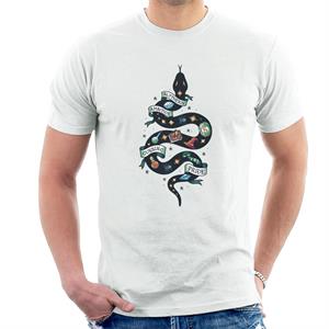 Harry Potter Serpent Of Slytherin Ambition Cunning Pride Men's T-Shirt