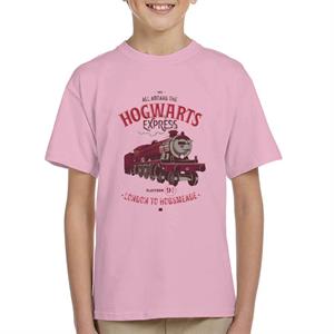 Harry Potter All Aboard The Hogwarts Express London To Hogsmeade Kid's T-Shirt