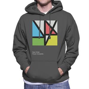 New Order Music Complete Light Text Tour Art Men's Hooded Sweatshirt