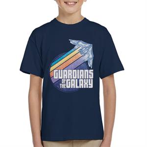 Marvel Guardians Of The Galaxy Ship Colour Streaks Kid's T-Shirt