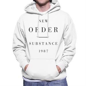 New Order Substance Album Art Men's Hooded Sweatshirt