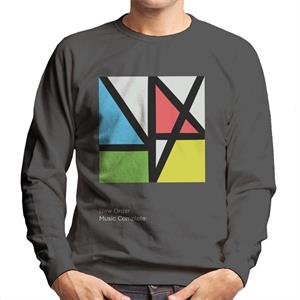 New Order Music Complete Light Text Tour Art Men's Sweatshirt