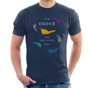 New Order True Faith 1963 Multi Leaf Art Men's T-Shirt