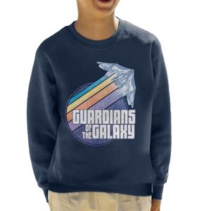 Marvel Guardians Of The Galaxy Ship Colour Streaks Kid's Sweatshirt
