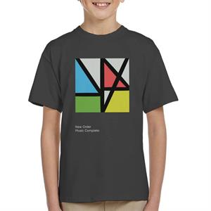 New Order Music Complete Light Text Tour Art Kid's T-Shirt