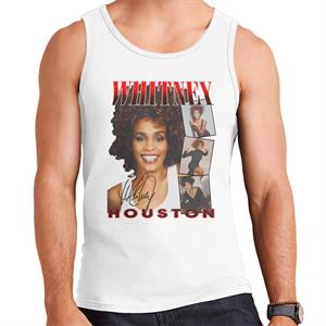 Whitney Houston Photos Montage Men's Vest