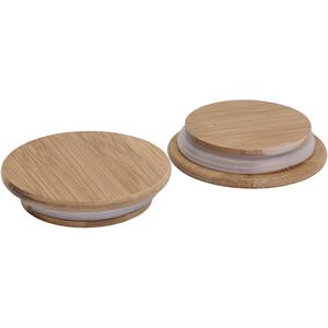 Wooden lid with rubber seal